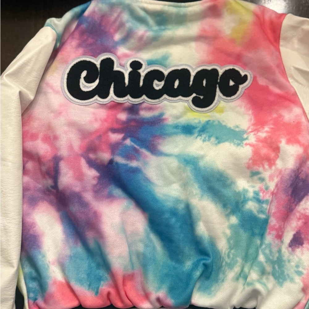 Lola + The Boys Multicolor Tie-Dye Jacket